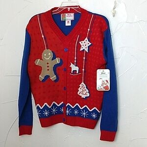 Christmas Pullover Sweater Size‎ Large Holiday Party Celebration Wear Cozy Knit